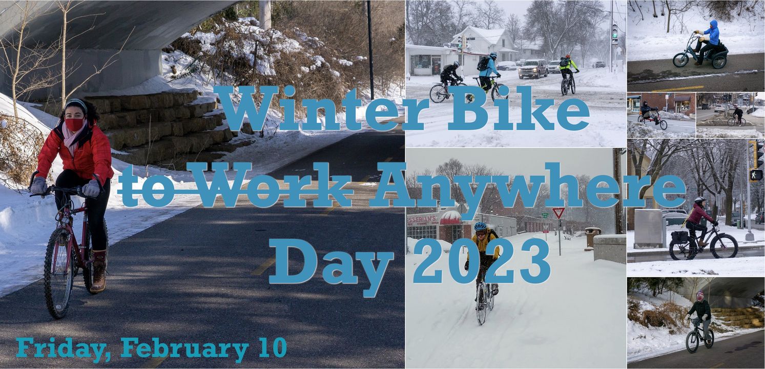This Friday (2/10) Winter Bike Day! Madison Bikes
